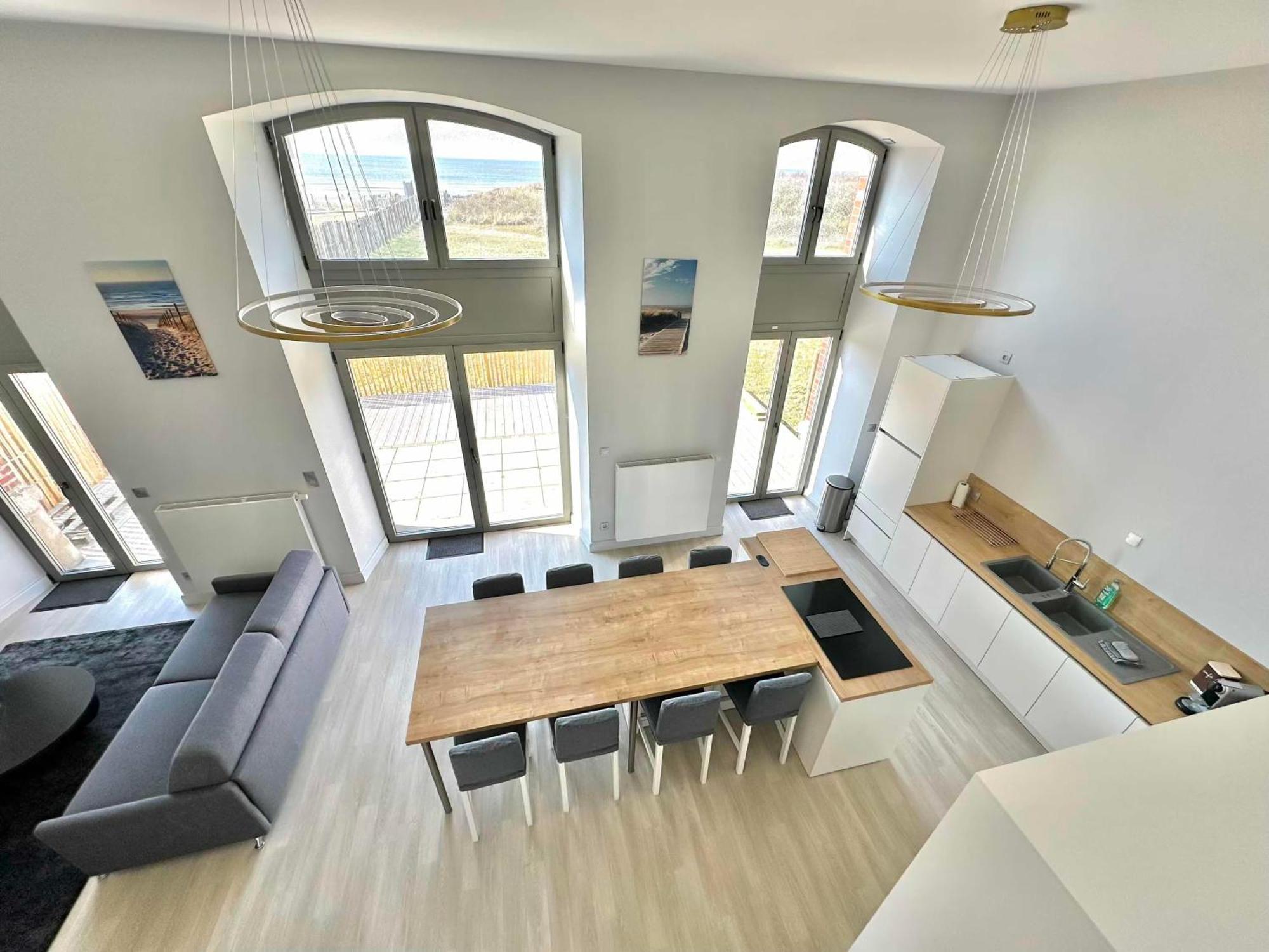 Vue Avec Terrasse Sur La De Et 2 Places De Parking Apartment Berck